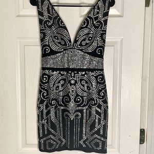 Shop Akira Rhinestone Dress